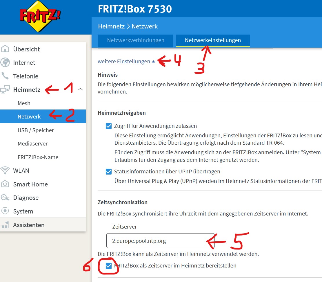 September Buße Kalender fritz box als zeitserver im heimnetz bereitstellen Mineral Konzern Brillant