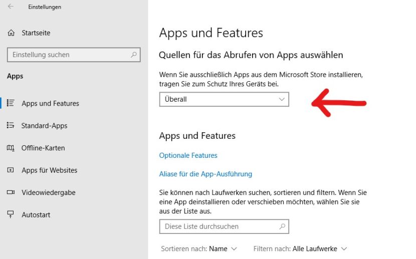 Kann Keine Programme Mehr Installieren Windows 10 Windows 10: Die App die sie installieren möchten ist keine von
