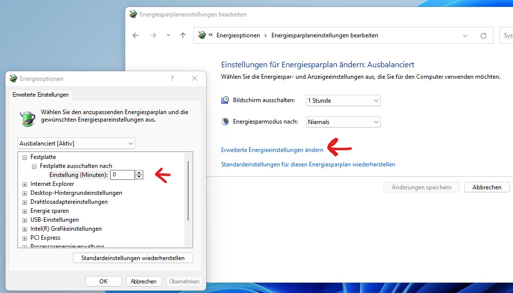 Energiesparplaneinstellungen-Erweiterte-Einstellungen